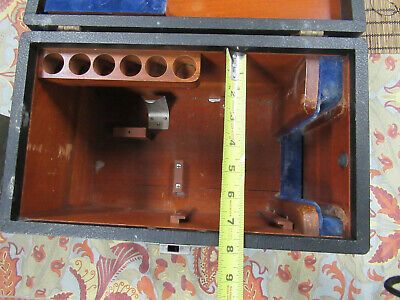 ANTIQUE BAUSCH LOMB EMPTY WOOD CABINET for MICROSCOPE AS PICTURED &TD-5a