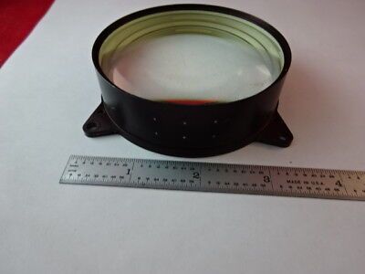 OPTICAL MOUNTED LENS CONVEX CONCAVE MIL SPEC LASER OPTICS AS IS #50-A-06