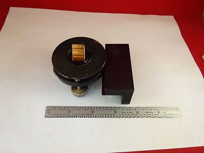 FOR PARTS MOUNTED PRISM MIRROR ALUMINUM FRAME OPTICAL LASER OPTICS AS IS #80-09