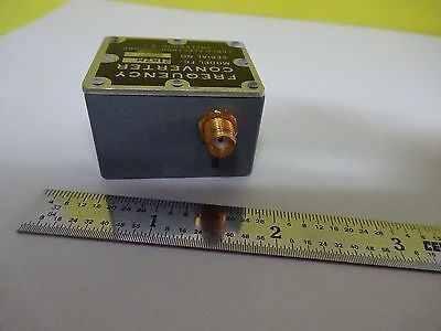 RF MICROWAVE FREQUENCY CONVERTER LORCH 218ZM SMA CONNECTOR AS IS  BIN#P9-04