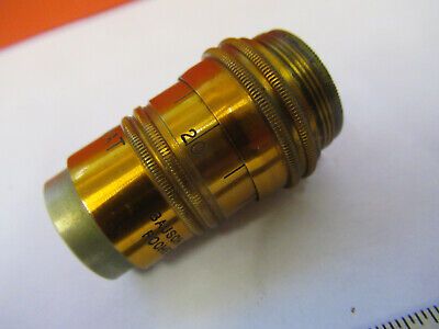 ANTIQUE BAUSCH LOMB APO 45X OBJECTIVE MICROSCOPE PART AS PICTURED &8z-a-110