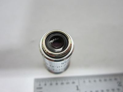 MICROSCOPE PART ZEISS EPIPLAN GERMANY 10X OBJECTIVE  OPTICS AS IS BIN#Q7-16