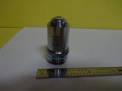 MICROSCOPE OPTICAL PART NIKON JAPAN OBJECTIVE 40X OPTICS AS IS BIN#X7-17