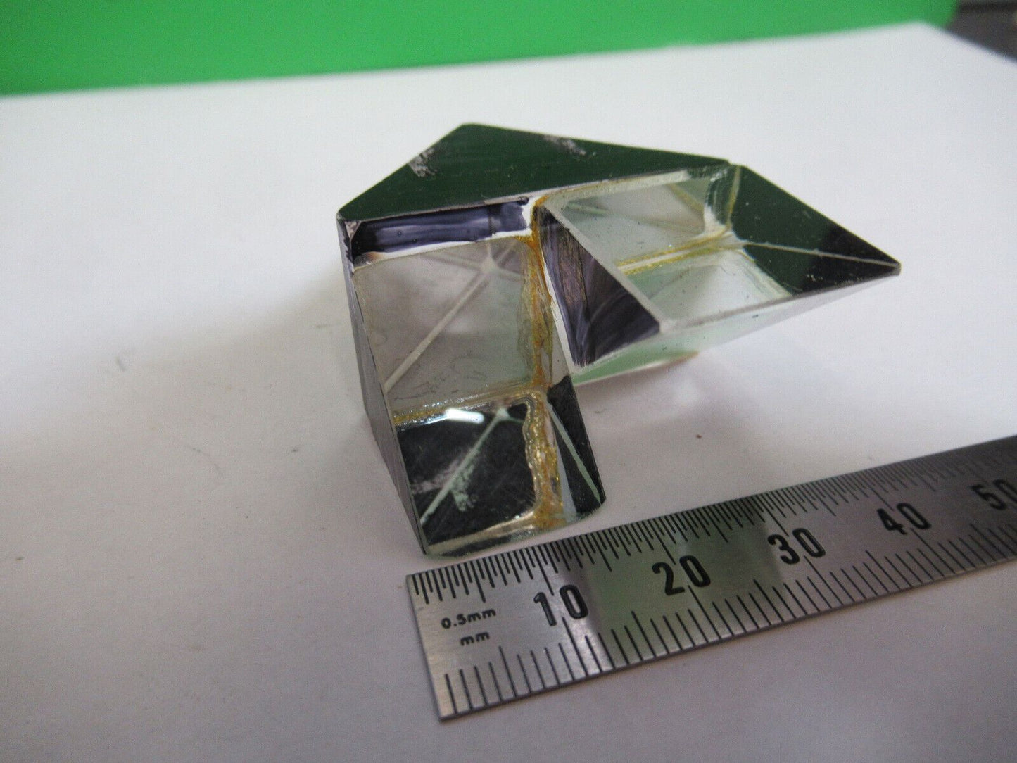 for parts AO SPENCER GLASS PRISM HEAD OPTICS MICROSCOPE PART as pictured P2-B-32