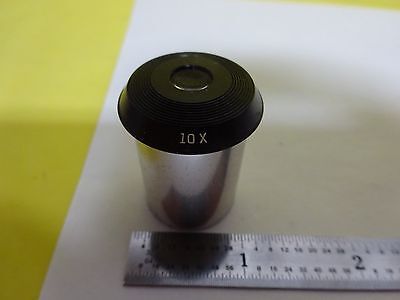 MICROSCOPE PART EYEPIECE OCULAR BAUSCH LOMB 10X OPTICS AS IS X8-36