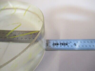 FOR PARTS OPTICAL LARGE LENS PLANO CONVEX unfinished OPTIC AS PICTURED &FT-6-210