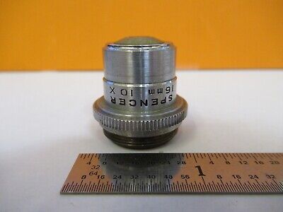 AO SPENCER 10X 16mm OBJECTIVE LENS MICROSCOPE OPTICS AS PICTURED &85-B-83