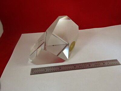 OPTICAL LARGE GLASS PRISM LASER OPTICS AS IS B#U8-F-08