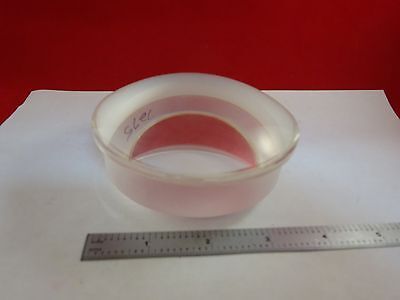 VERY LARGE CONVEX CONCAVE GLASS LENS (needs surface polishing) OPTICS &K7-A-99