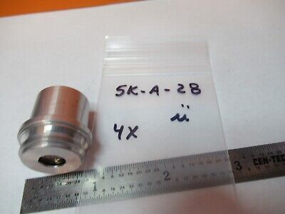 AO AMERICAN OPTICS 4X OBJECTIVE CAT 130 MICROSCOPE PART AS PICTURED &5K-A-28