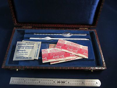 VINTAGE PROPPER TROPHY HEMACYTOMETER BLOOD PIPETTES LOT sku#20