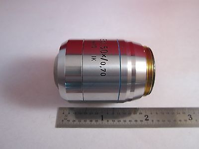 MICROSCOPE OBJECTIVE REICHERT FLUOR 50X POLYCON EPI INFINITY OPTICS BIN#11-DT-E