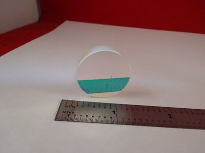 COATED DICHROIC MIRROR ROUND OPTICAL LASER OPTICS AS IS &81-A-52