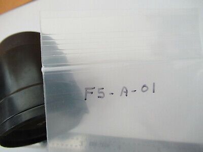 UNKNOWN BRIGHTFIELD LENS OPTICS MICROSCOPE PART AS PICTURED &F5-A-01