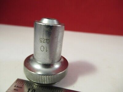 ASA 10X OBJECTIVE MICROSCOPE PART OPTICS AS PICTURED &9-A-92