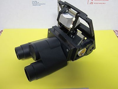 POLYVAR REICHERT LEICA HEAD ASSEMBLY MICROSCOPE OPTICS AS IS BIN#56-01