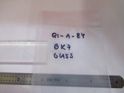 OPTICAL BK7 GLASS BLOCK LASER OPTICS AS PICTURED &Q1-A-84