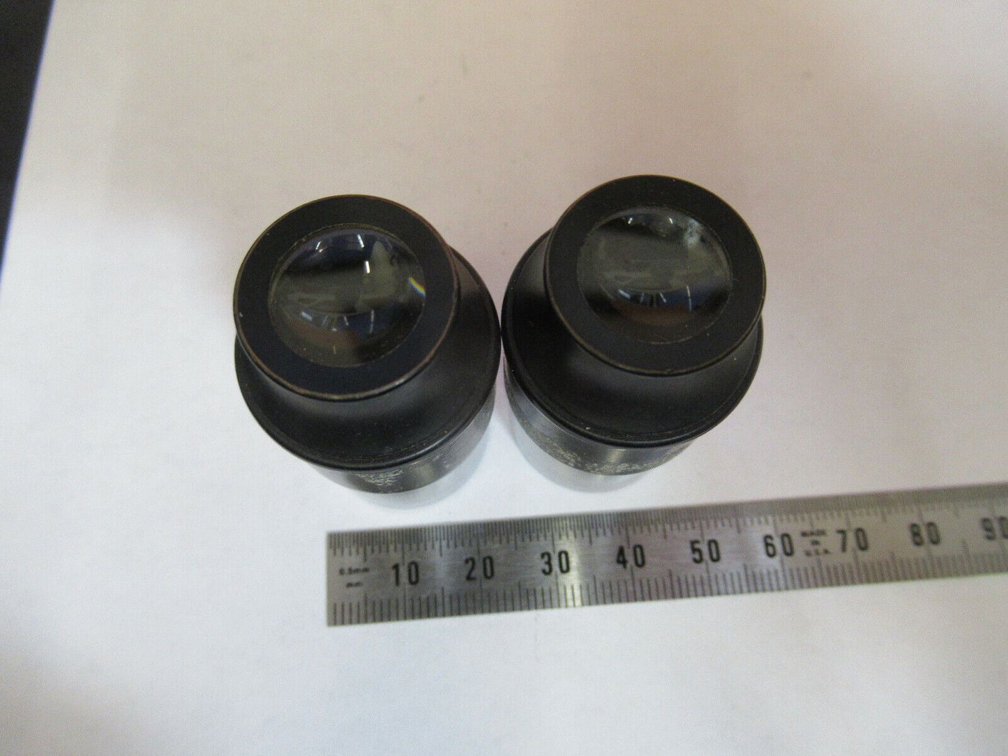 ANTIQUE SPENCER BUFFALO PAIR EYEPIECE 10X MICROSCOPE PART AS PICTURED &P9-A-13