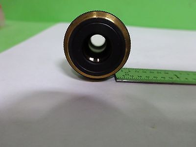 MICROSCOPE PART OBJECTIVE OLYMPUS JAPAN PO10 POL 10X OPTICS AS IS BIN#Y5-K-08