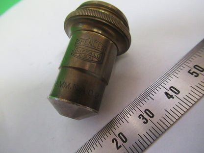 ANTIQUE SPENCER BRASS 10X OBJECTIVE LENS MICROSCOPE PART AS PICTURED R4-A-27