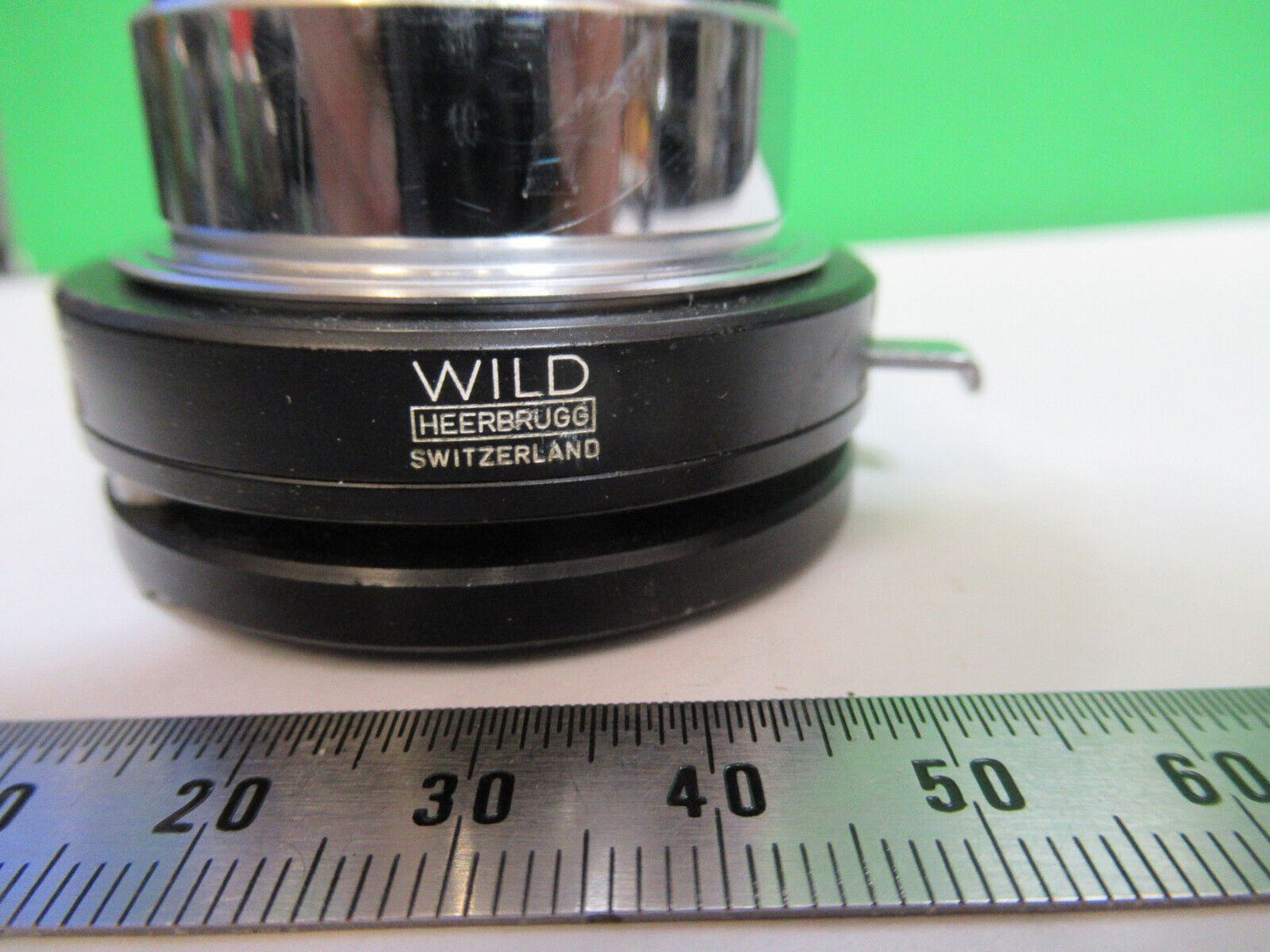 WILD HEERBRUGG SWISS M20 CONDENSER IRIS MICROSCOPE PART AS PICTURED #G7-A-06