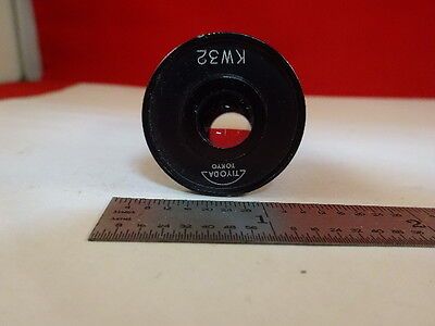 MICROSCOPE PART EYEPIECE OCULAR TIYODA JAPAN KW32 OPTICS AS IS #AO-23