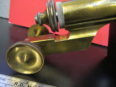 ANTIQUE BAUSCH LOMB BRASS FRAME LIMB MICROSCOPE PART AS PICTURED &B9-FT-21