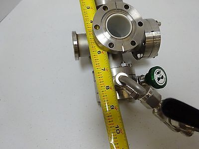 MDC HIGH VACUUM VALVE + FITTINGS HEAVY STAINLESS STEEL AS IS BIN#TC-1-G