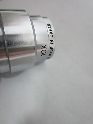 OPTICAL MICROSCOPE 10X OBJECTIVE Z-SCOPE JAPAN OPTICS BIN#F4-16