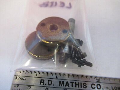 ANTIQUE LEITZ WETZLAR BRASS HARDWARE SCREW MICROSCOPE PART AS PICTURED &13-FT-34