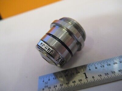 EALING 10X OBJECTIVE LENS MICROSCOPE PART OPTICS AS PICTURED &85-B-112