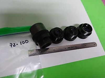 FOR PARTS MICROSCOPE PART LOT EYEPIECES LENSES OCULAR OPTICS AS IS BIN#72-100