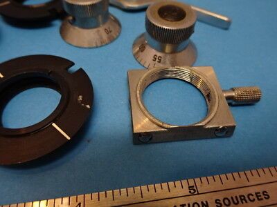 LOT OF ACCESSORIES for MICROSCOPE PARTS AS IS &90-A-22