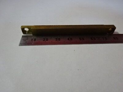 WILD HEERBRUGG SWISS M20 BRASS RACK MICROSCOPE PART AS PICTURED &99-57