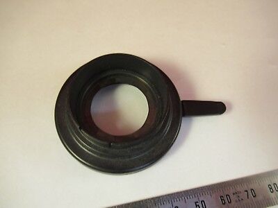 OPTICAL MECHANICAL IRIS DIAPHRAGM ASSEMBLY OPTICS MICROSCOPE AS PICTURED 39-A-32