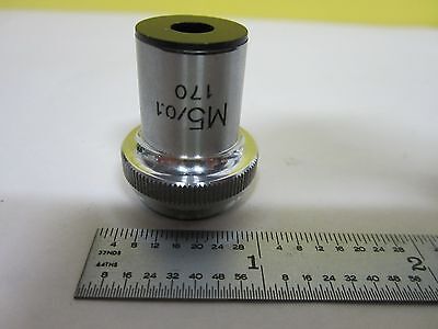 MICROSCOPE PART OBJECTIVE TIYODA JAPAN M5 OPTICS AS IS BIN#U1-14