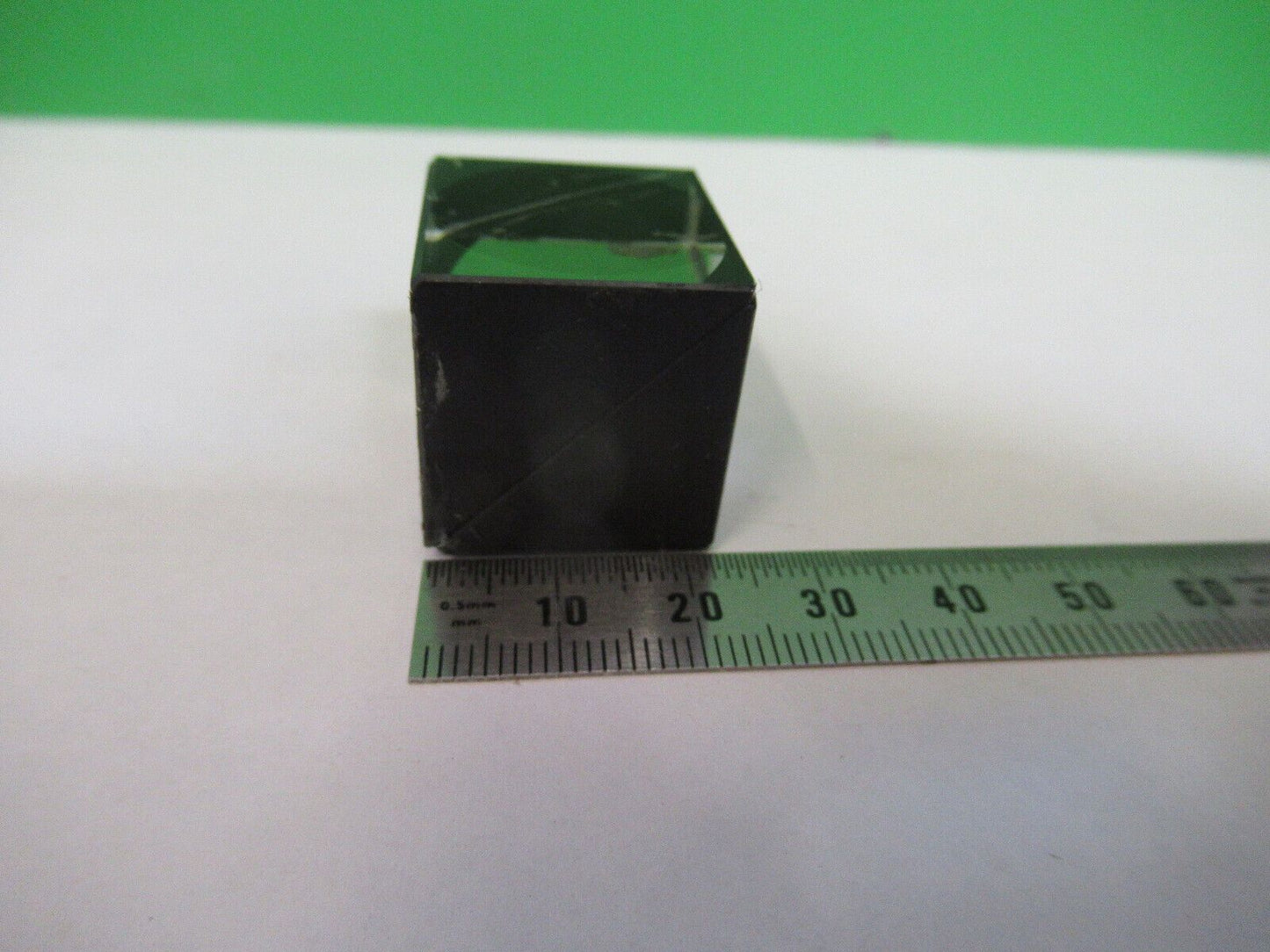 ZEISS PRIMO HEAD BEAM SPLITTER CUBE GLASS MICROSCOPE PART AS PICTURED #R7-B-67