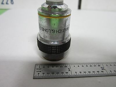 MICROSCOPE PART BAUSCH LOMB 10X OBJECTIVE OPTICS AS IS BIN#Q7-07