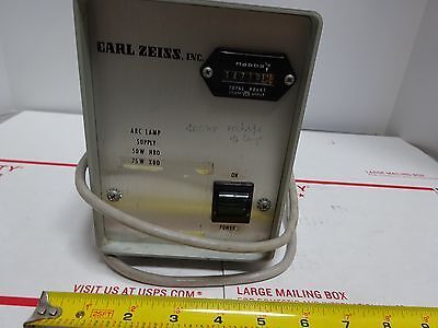 ZEISS LAMP POWER SUPPLY ILLUMINATOR MODEL HBO BIN#TC-1