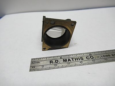 ANTIQUE VINTAGE BAUSCH LOMB MOUNTED PRISM MICROSCOPE OPTICS AS PICTURED &85-73