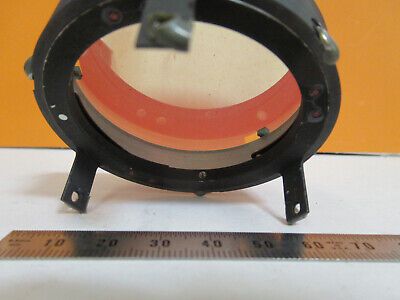 OPTICAL MIL SPEC RARE MOUNTED COATED LENS LASER OPTICS AS PICTURED &P6-A-64