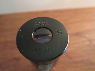 WILD HEERBRUGG SWITZERLAND 15xK EYEPIECE OPTIC LEICA MICROSCOPE PROFILOMETER