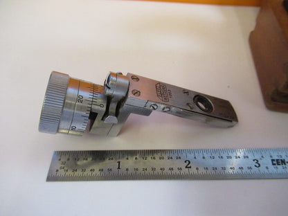 ERNST LEITZ GERMANY BEREK COMPENSATOR MICROSCOPE PART AS PICTURED &Q6-A-105