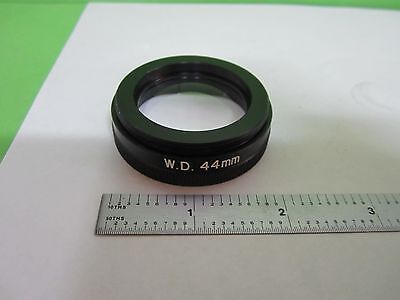 MICROSCOPE PART STEREO OBJECTIVE 1.5X LENS OPTICS AS IS BIN#T2-09