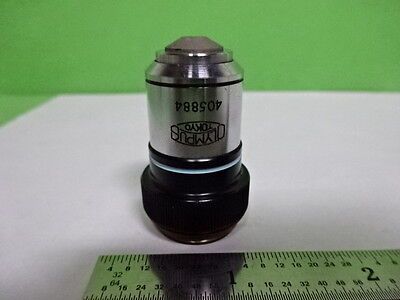 MICROSCOPE PART OBJECTIVE OLYMPUS HI 100X PLAN OPTICS AS IS B2-M-05