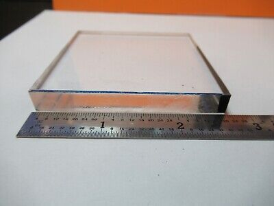 OPTICAL ORIEL BK7 GLASS UNFINISHED PLATE OPTICS AS PICTURED &W8-A-116