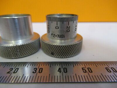 SPENCER AO ANTIQUE PAIR KNOBS MICROSCOPE PART AS PICTURED 8Y-A-62