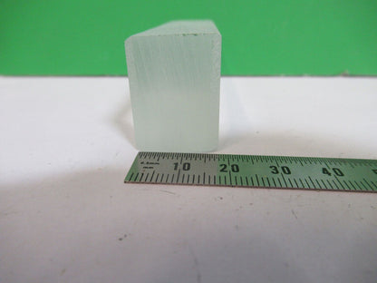 OPTICAL GLASS BLOCK 3/4 X 1 X 3 INCHES OPTICS AS PICTURED &Z8-A-66