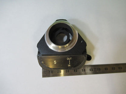 OLYMPUS JAPAN NOMARSKI DIC PRISM 5 LENS MICROSCOPE PART AS PICTURED &22-A-02