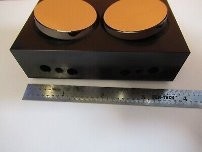 OPTICAL SPECTRA TECH MIRROR CROSS BEAMS MICROSCOPE PART AS PICTURED &Q6-A-66